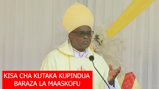 ASKOFU MINDE ASIMULIA WALIVYOAMBIWA WANATAKA KUPINDUA BARAZA LA MAASKOFU "MWIGULU AANGUA KICHEKO".