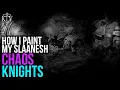 How I Paint My Slaanesh Chaos Knights - 1 Hour Time Lapse Tutorial