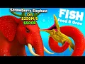 Download Lagu They Put STRAWBERRY ELEPHANT into my Feed and Grow Fish...