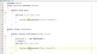 303 Example of Creating Thread by extending Thread Class in Java Programming Hindi
