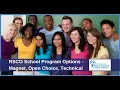 RSCO School Program Options - Magnet Open Choice Technical