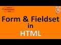 PART 20 HTML Form and FieldSet