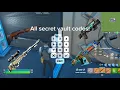 All fortnite go goated vault codes pt 2