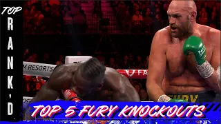 top 5 tyson fury knockouts top rankd
