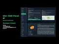 Mini CMS Panel Demo MERN Stack Project Easily Manage Any Website