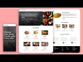Create Responsive Restaurant Website Using React JS And Tailwind CSS