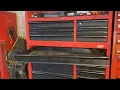 Replacing drawer slides on toolbox