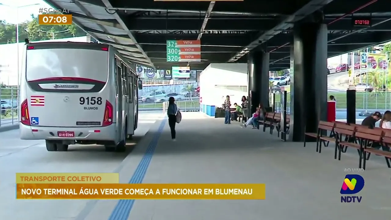 Começam as operações do novo terminal Água Verde em Blumenau