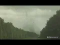Close tornado crossing road at Marion Illinois - May 16 2025