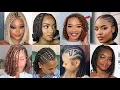 Best Short Bob Braids Hairstyles for Ladies Short Braids Hairstyles for Black Women Braided Bob