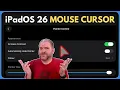 How to set up the MOUSE POINTER in iPadOS 26