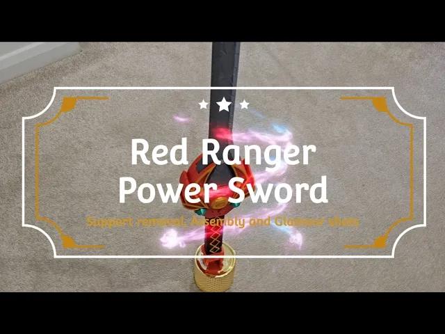 Red Ranger Power Sword - Mighty Morphin Power Rangers video thumbnail