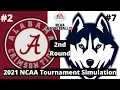 #2 Alabama vs #7 Connecticut - NCAA Basketball 10 Simulation!