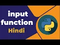 input function in python Hindi