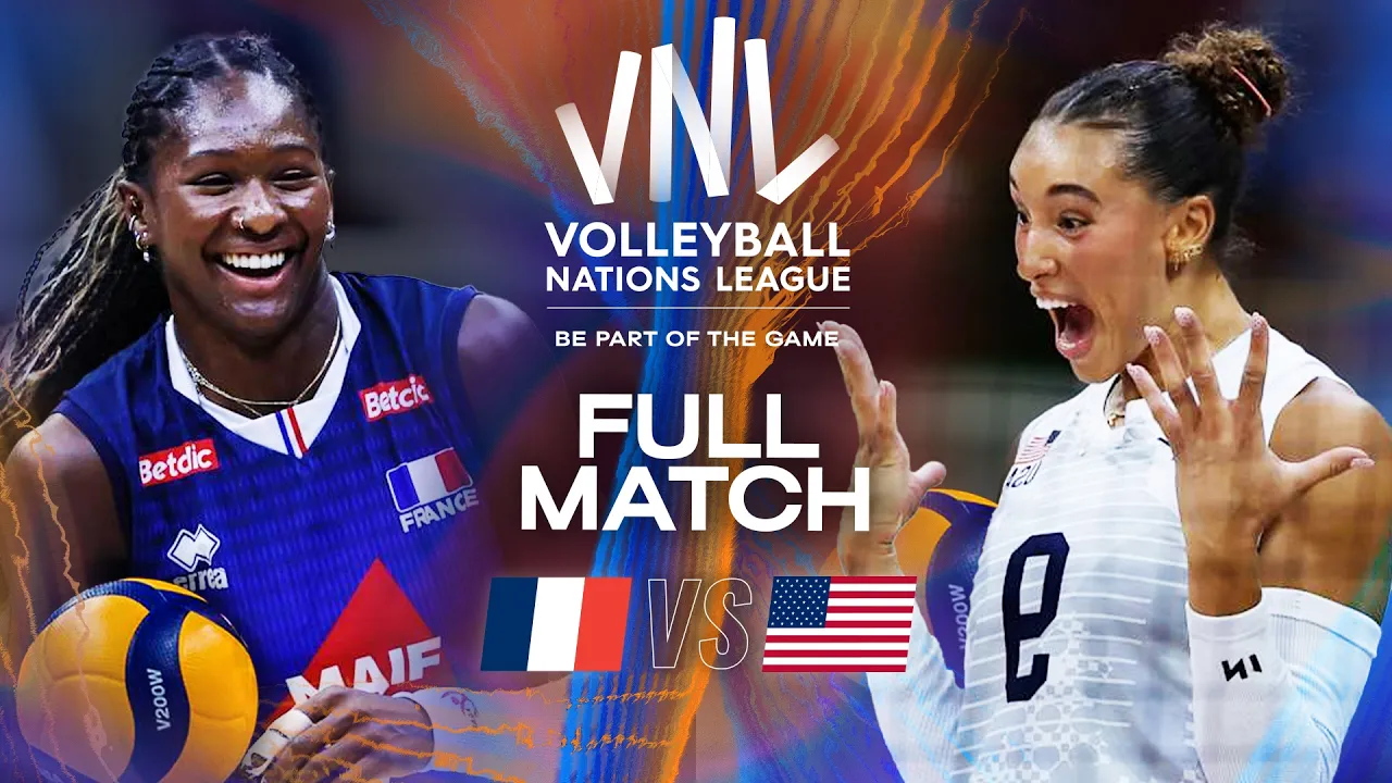 France 🇫🇷 vs. USA 🇺🇸 | VNL 2025 - Full Match | Week 2