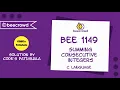 beecrowd Problem 1149 - Summing Consecutive Integers solution Bangla C language