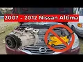 how to change ac compressor on a 2007-2012 Nissan Altima 2 5l
