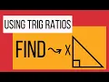Using Trig Ratios to Find Missing Side Lengths