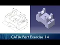 CATIA Part Design Exercise 14 - Shaft Rest