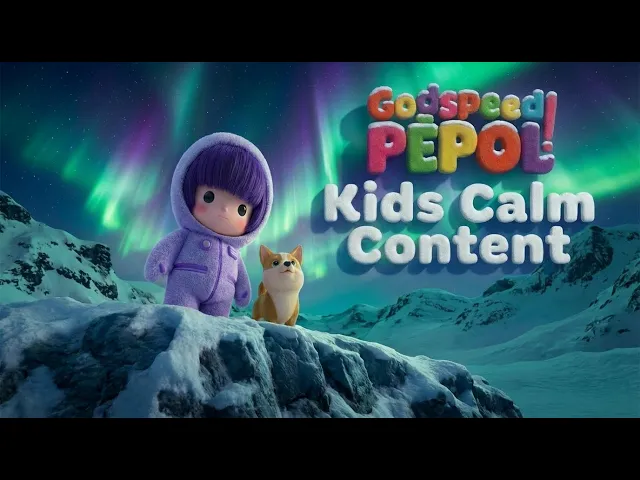 ❄️ Snowy Mountains | Calm Relaxing Video for Kids | Kids Calm Content