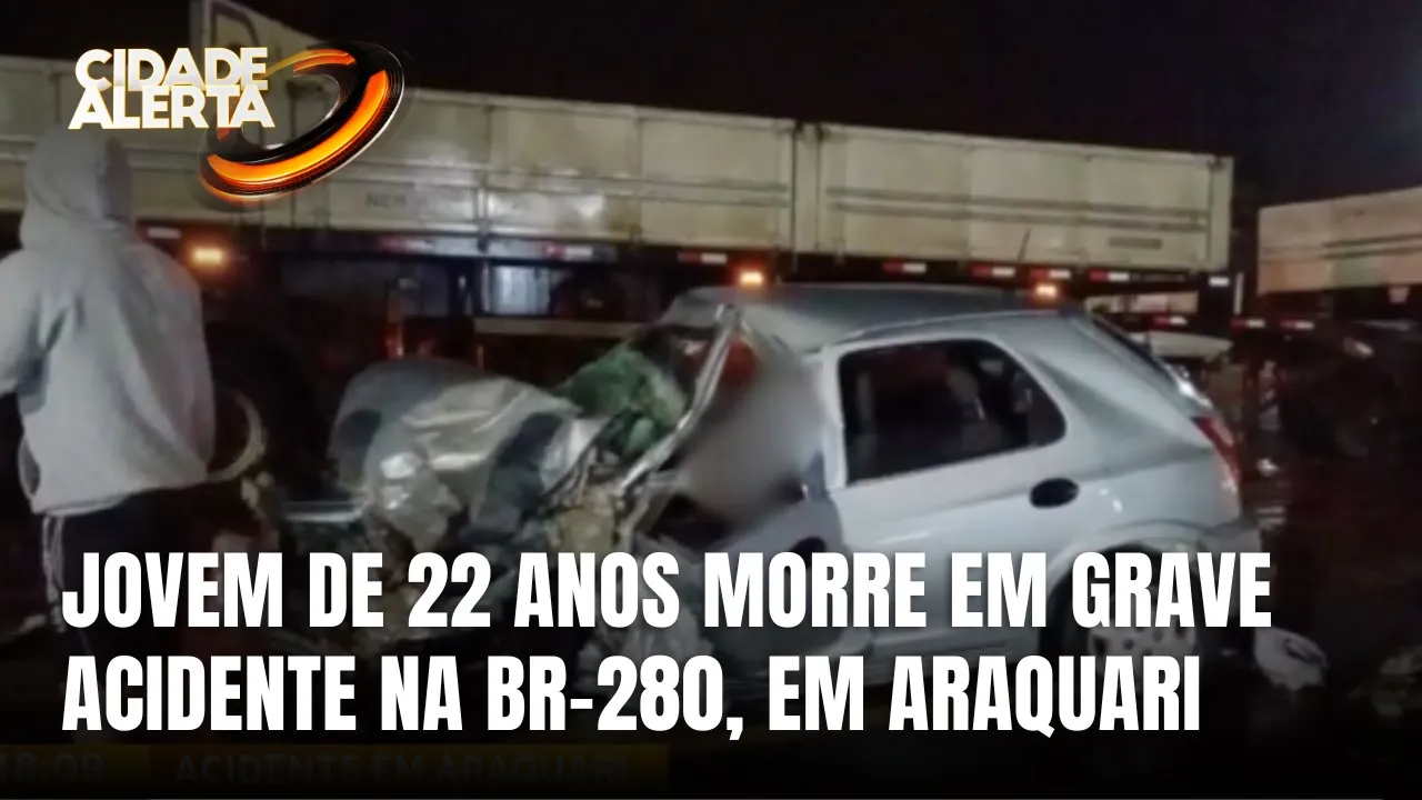 Tragédia na BR-280: jovem de 22 anos morre em colisão com caminhão