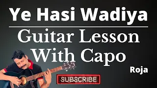 Download Ye hasi wadiya yeh khula aasmaan guitar lesson hindi || Ye hasi wadiya guitar lesson hindi MP3
