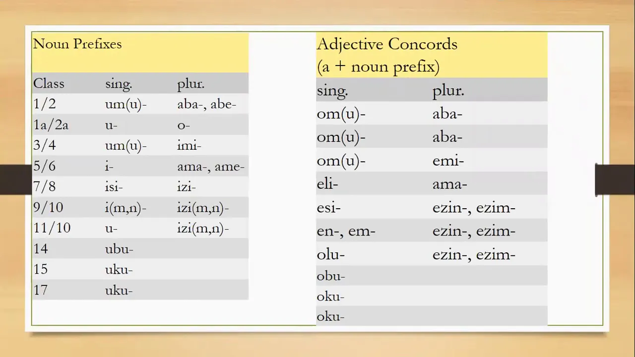 Iziphawulo - Adjectives