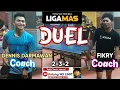 pingpong DUEL PELATIH vs PELATIH | Dennis Darmawan vs Fikry @UntungNOLIMIT #tabletennis #sports