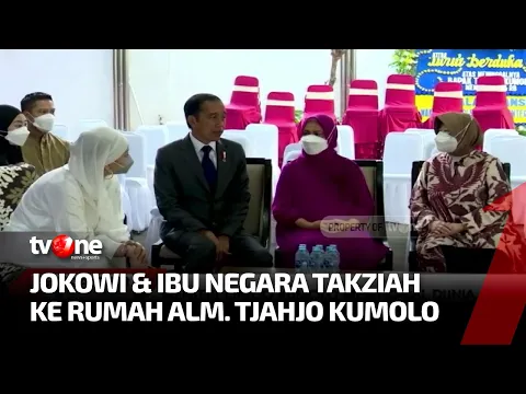 Tiba di Indonesia, Presiden Jokowi dan Ibu Iriana Takziah ke Kediaman Almarhum Tjahjo Kumolo