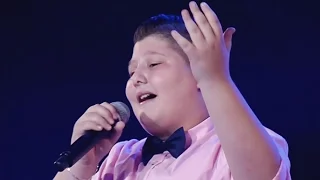 زين عبيد زينة لبست خلخالا مرحلة المواجهة الأخيرة MBCTheVoiceKids 