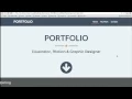 CREATE a portfolio with Bootstrap HTML CSS