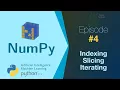 Belajar NumPy Python Data Analisis - Indexing Slicing dan Iterasi