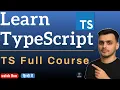 TypeScript Tutorial TypeScript Tutorial for Beginners TypeScript in Hindi TypeScript Course
