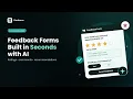 How to Create a Feedback Form with AI - Ovoform
