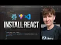 How to install Setup React Js Vite Make Your First Web App 2025