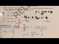 NC Math 1 Released question 21 released 2018 - 2019