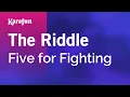 Download Lagu The Riddle - Five for Fighting | Karaoke Version | KaraFun