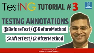 TestNG Tutorial - TestNG Annotations BeforeMethod vs BeforeTest
