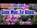 Giữa Mạc Tư Khoa... Karaoke  | Tone Nam - Bản Chuẩn 2020   Nhạc Sống Thanh Ngân