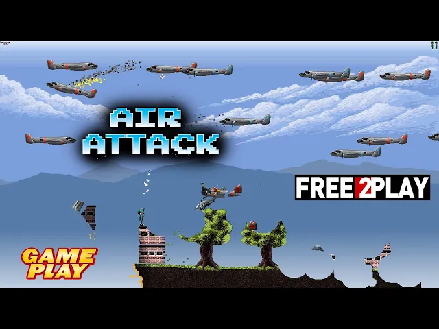 Air Attack ★ Gameplay ★ PC Steam [ Free to Play ] Game 2020 ★ HD 1080p60FPS