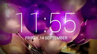 ليوم ميلادي انا يوم الفرحه والهنا 