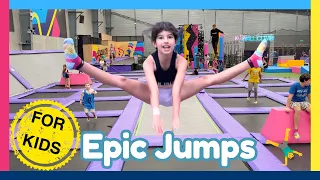 Trampoline Park Fun! 🏀 Why Jumping is the Best Workout for Kids