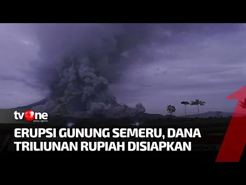 Erupsi Gunung Semeru, Dana Bencana Triliunan Rupiah Disiapkan | EcoFlash tvOne