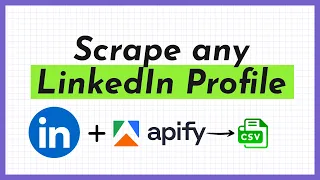 LinkedIn Profile Scraper Extract Emails Data without Session Cookies Apify Tutorial