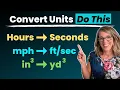 Convert Units The Easy Way Dimensional Analysis