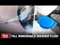 How To Check and Refill Washer Fluid