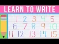 How to Write Numbers Learn to Write with Chicka Chicka 123 Handwriting Practice for Kids