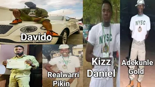 nysc 50 davido kizz daniel and 10 celebrities nysc throwback pictures