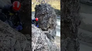 شغلی که با هل دادن تخته سنگ ها درآمد کسب می کند   دندنها