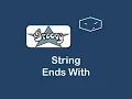string ends with in groovy